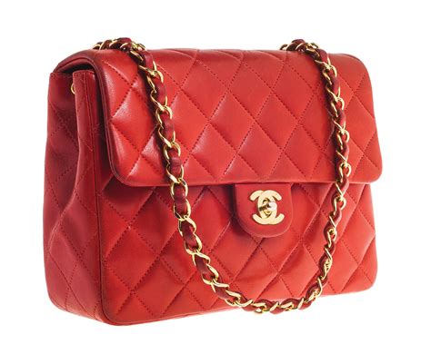 second hand red Chanel handbags